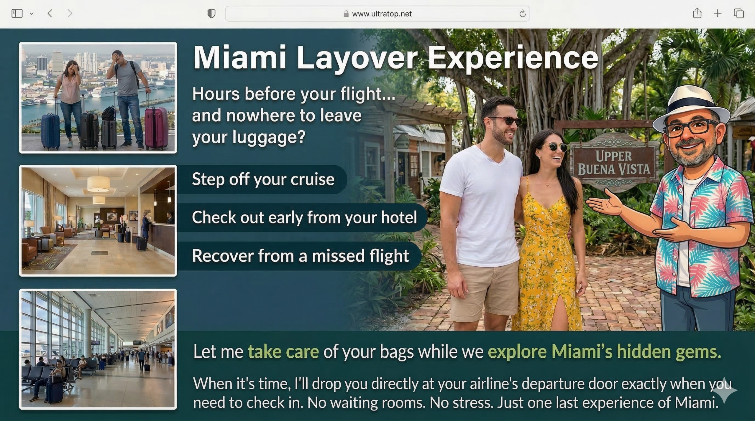 Miami Layover Experience Cruice airport Late